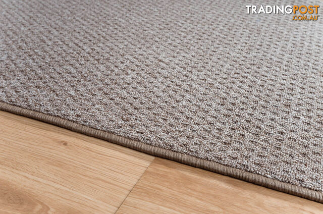 Phoenix Taupe Hall Runner 67cm Wide Non Slip Backing 2.5M  - TANGO - TAUPE 80CM - photo 5 of 7