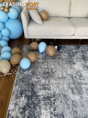Scarlet Blue Washable Rug 152x213 CM - SHOP-BWASHME31828-GREY