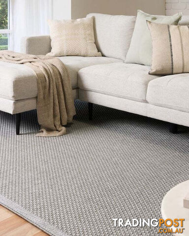 Lara Silver Non Slip Rug 200x290CM - CSOLARA80089-SILVER