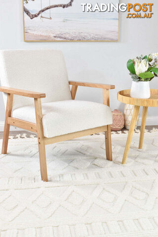 Mia Diamonds Cream Rug 300x390cm - MIA-A1211A-CREAM-300X390