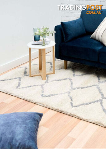 Luana 7 Ivory Grey Rug 300 x 390CM - ELUANA701-IVORYGREY