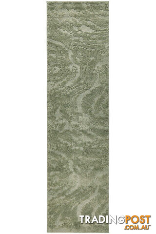 Haven Nyla Green Runner Rug 400X80CM - HVN-NYLA-GRN-400X80
