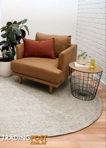 Cara Smoke Round Rug 200 Circle - CORACIRC-200-SMOKE