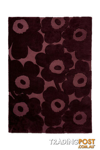 Marimekko Unikko Burgundy 132200 Rug 300X200CM - BC-MKO-132200-300X200