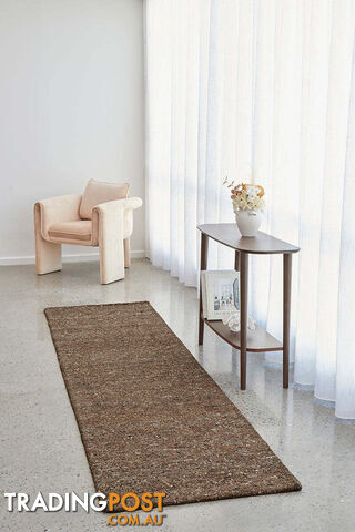 Diva Embrace Brown Runner Rug 300X80CM - CLO-EMB-BROWN-300X80
