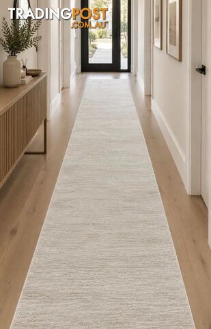Nori Ivory Hallway Runner 80CM Wide 13.5M