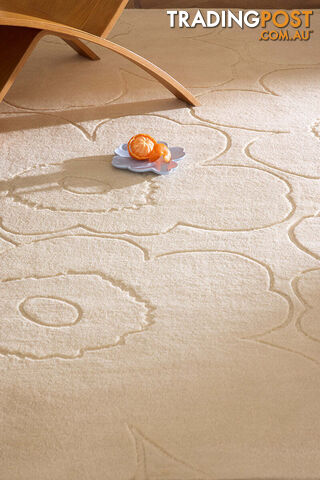 Marimekko Piirto Unikko Natural White 133701 Rug 300X80CM  - BC-MKO-133701-300X80 - photo 3 of 9