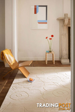 Marimekko Piirto Unikko Natural White 133701 Rug 300X80CM  - BC-MKO-133701-300X80 - photo 2 of 9