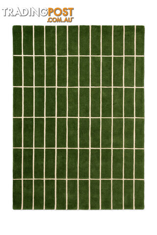 Marimekko Tiiliskivi Green 132907 Rug 280X200CM - BC-MKO-132907-280X200