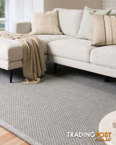 Lara Silver Non Slip Rug 280x 380CM - ESOLARA80089-SILVER