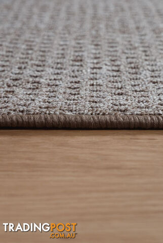 Phoenix Taupe Hall Runner 67cm Wide Non Slip Backing 2M - TANGO - TAUPE 80CM - photo 4 of 7