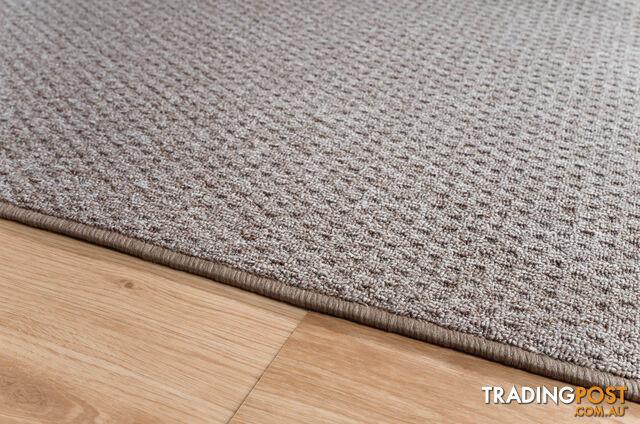 Phoenix Taupe Hall Runner 67cm Wide Non Slip Backing 2M  - TANGO - TAUPE 80CM - photo 5 of 7