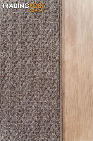 Phoenix Taupe Hall Runner 67cm Wide Non Slip Backing 2M - TANGO - TAUPE 80CM - photo 3 of 7