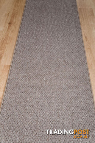 Phoenix Taupe Hall Runner 67cm Wide Non Slip Backing 2M - TANGO - TAUPE 80CM - photo 2 of 7