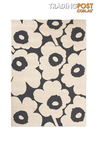 Marimekko Unikko Charcoal White Outdoor 434305 Rug 280X200CM -...