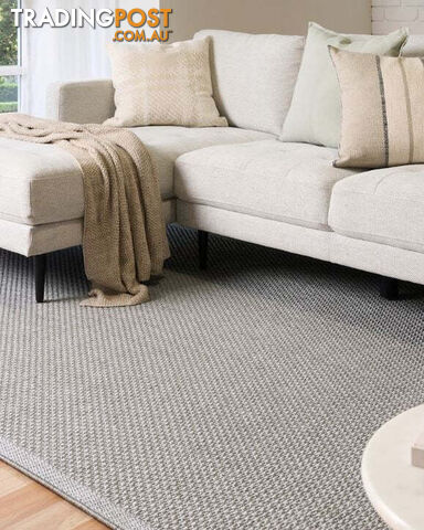 Lara Silver Non Slip Rug 160x230CM - BSOLARA80089-SILVER