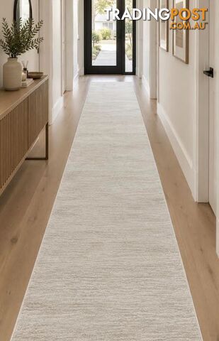 Nori Ivory Hallway Runner 80CM Wide 12.5M