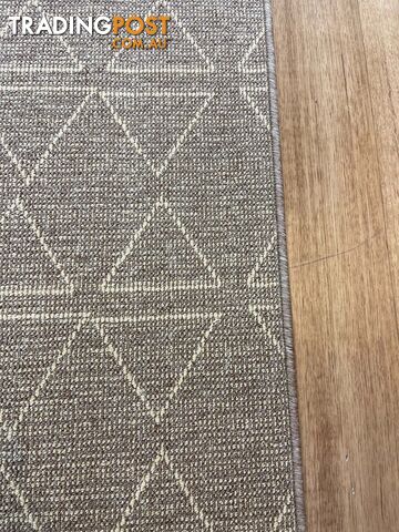Roma Triangles Mocha Hallway Runner 67CM Wide 2M - photo 4 of 6