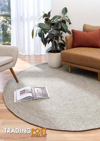 Cara Silver Round Rug 250 Circle - CORACIRC-250-SILVER