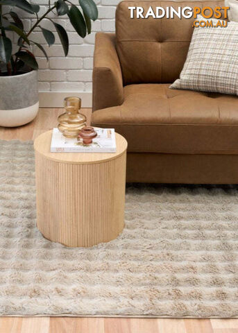 Poppi Beige Rug 70x130CM - POPPI-LTBEIGE-70