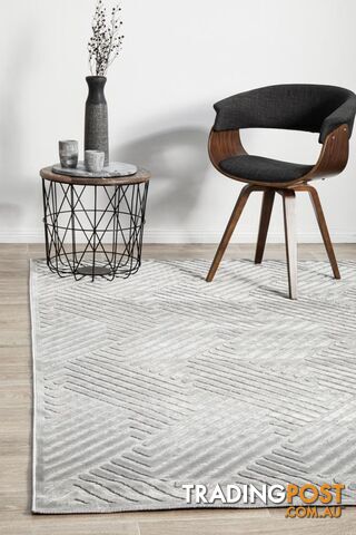 York Cindy Silver Rug 300X80CM  - YRK-CIND-SIL-300X80