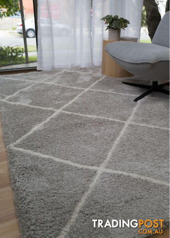 Fleur Silver Ivory Rug 200 x 290CM - CFLURRY1015-SILVERIV