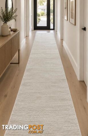 Nori Ivory Hallway Runner 80CM Wide 5M
