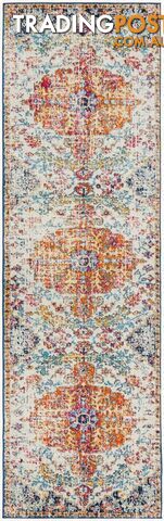 Evoke Carnival White Transitional Runner Rug 300X80CM - EVO-254-WHI-300X80 - photo 4 of 17