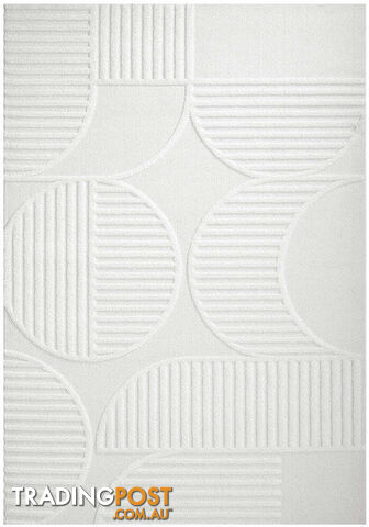 Lotus Leo White Rug 330X240CM  - LOT-LEO-WHITE-330X240