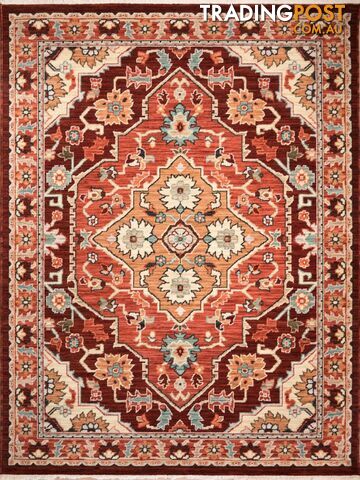 Kachan Red Medallion Rug 230 x 320CM  - DKASHAN-4929-Z