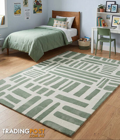 Cushy Wila Green Rug 220X150CM - CUSH-WILA-GRE-220X150