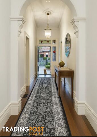 Traditional Hall Runner Verona Fume 9641 80CM Wide 1m - Verona 9641 Fume - photo 2 of 5