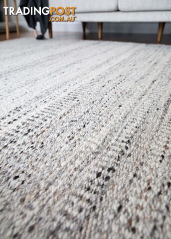 Bungalow Oyster Shell Wool Rug 250x350CM - Bugalow Oyster Shell 250X350
