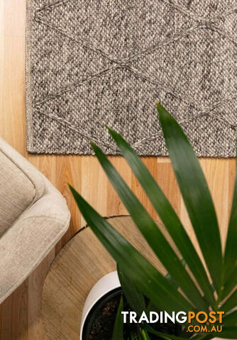 Diamond Dark Grey 240 x 320CM - DCOLOMBO-DKGREY