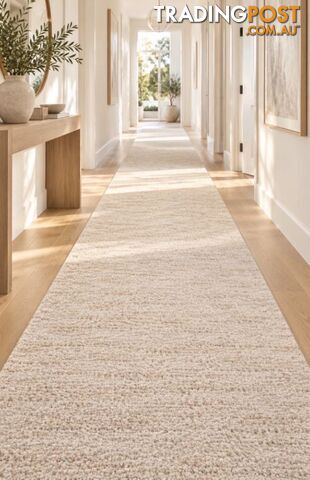 Nori Beige Hallway Runner 80CM Wide 19M