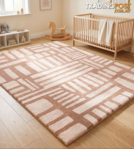 Cushy Wila Brown Rug 160X100CM - CUSH-WILA-BRN-160X100