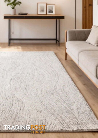 Lido Ripple Light Grey 240x330cm - LIDO-RIPPLE-LGREY-240X340
