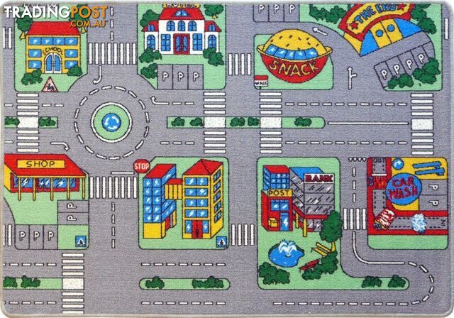 Traffic Plus Kids Playmat 200x290cm - PLAYMAT-TRAFFIC-200
