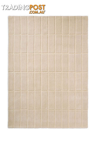 Marimekko Tiiliskivi Natural White 132901 Rug 245X70CM - BC-MKO-132901-245X70