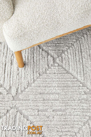 Serenade Shilo Silver Rug 290X200CM - SER-SHILO-SIL-290X200