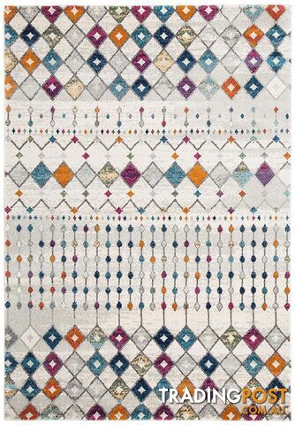 Mirage Peggy Tribal Morrocan Style Multi Rug 300X80CM - MIR-356-MUL-300X80