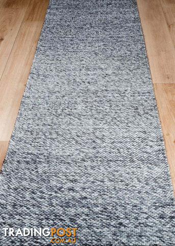 Lani Dark Grey Hallway Runner 80CM Wide 16M - Park Lane Dark Grey 80cm Runner