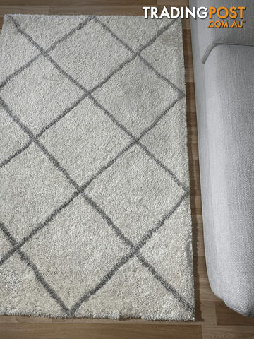 Fleur Ivory Silver Rug 160 x 230CM - BFLURRY1015-IVSILV