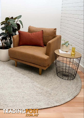 Cara Smoke Round Rug 250 Circle - CORACIRC-250-SMOKE