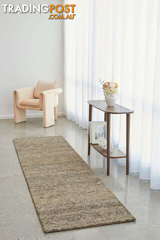 Diva Stone Runner Rug 300X80CM - CLO-EMB-SILVER-300X80