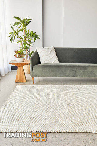 Jive White Rug 280X190CM - HIVE-WHT-280X190