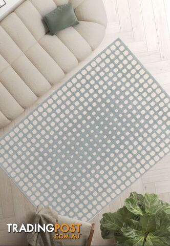 Cancoon Blue Squares 160x230CM - BOSMOND59854-361