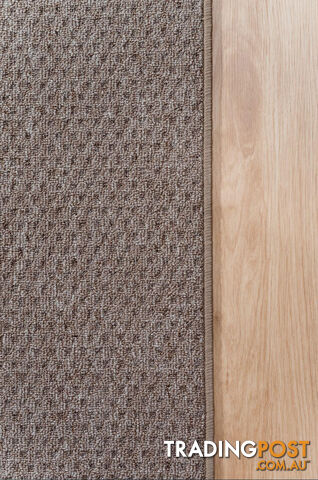 Phoenix Taupe Hall Runner 67cm Wide Non Slip Backing 1M - TANGO - TAUPE 80CM - photo 3 of 7
