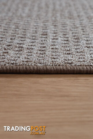 Phoenix Taupe Hall Runner 67cm Wide Non Slip Backing 1M - TANGO - TAUPE 80CM - photo 4 of 7