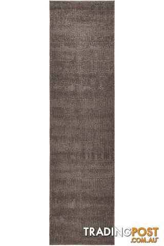Haven Aliya Mocha Runner Rug 500X80CM - HVN-ALIYA-MOCHA-500X80